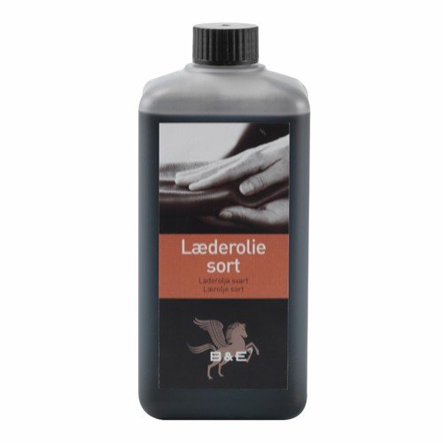 Læderolie Sort 500ml.